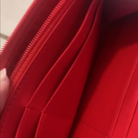 Kate Spade Wallet with Removable Chain in Red - Picture 3 of 5